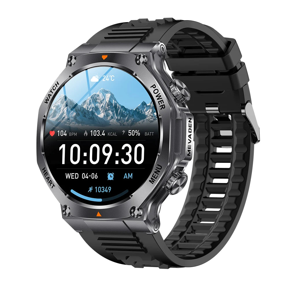 MEVADEN Large Screen  Sports Fitness Tracker Health Monitor Smart Watch