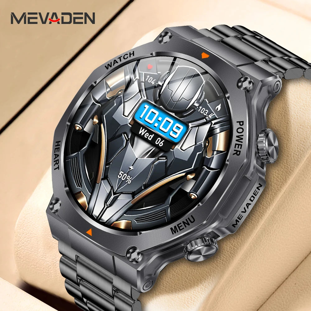 MEVADEN Large Screen  Sports Fitness Tracker Health Monitor Smart Watch
