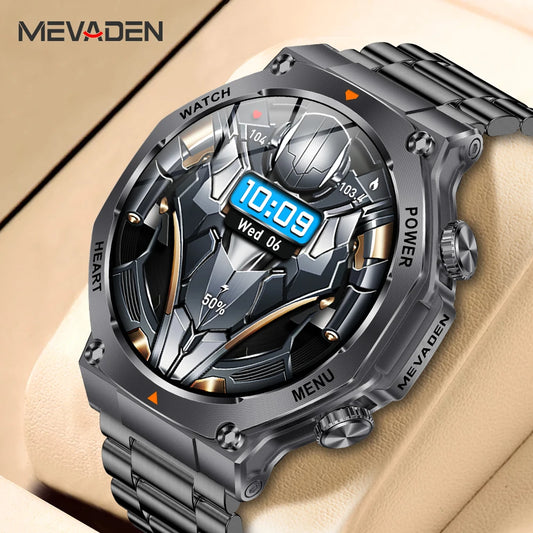 MEVADEN Large Screen  Sports Fitness Tracker Health Monitor Smart Watch