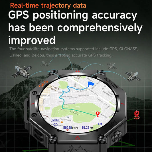 T-Rex 3 Waterproof GPS Military Level Trek Smart Watch.