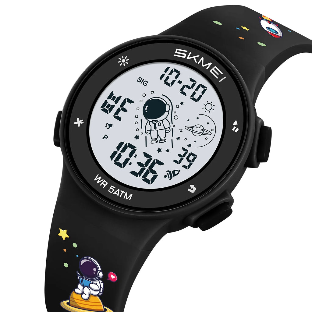 Digital Watches Colorful Light LED Waterproof for Kids