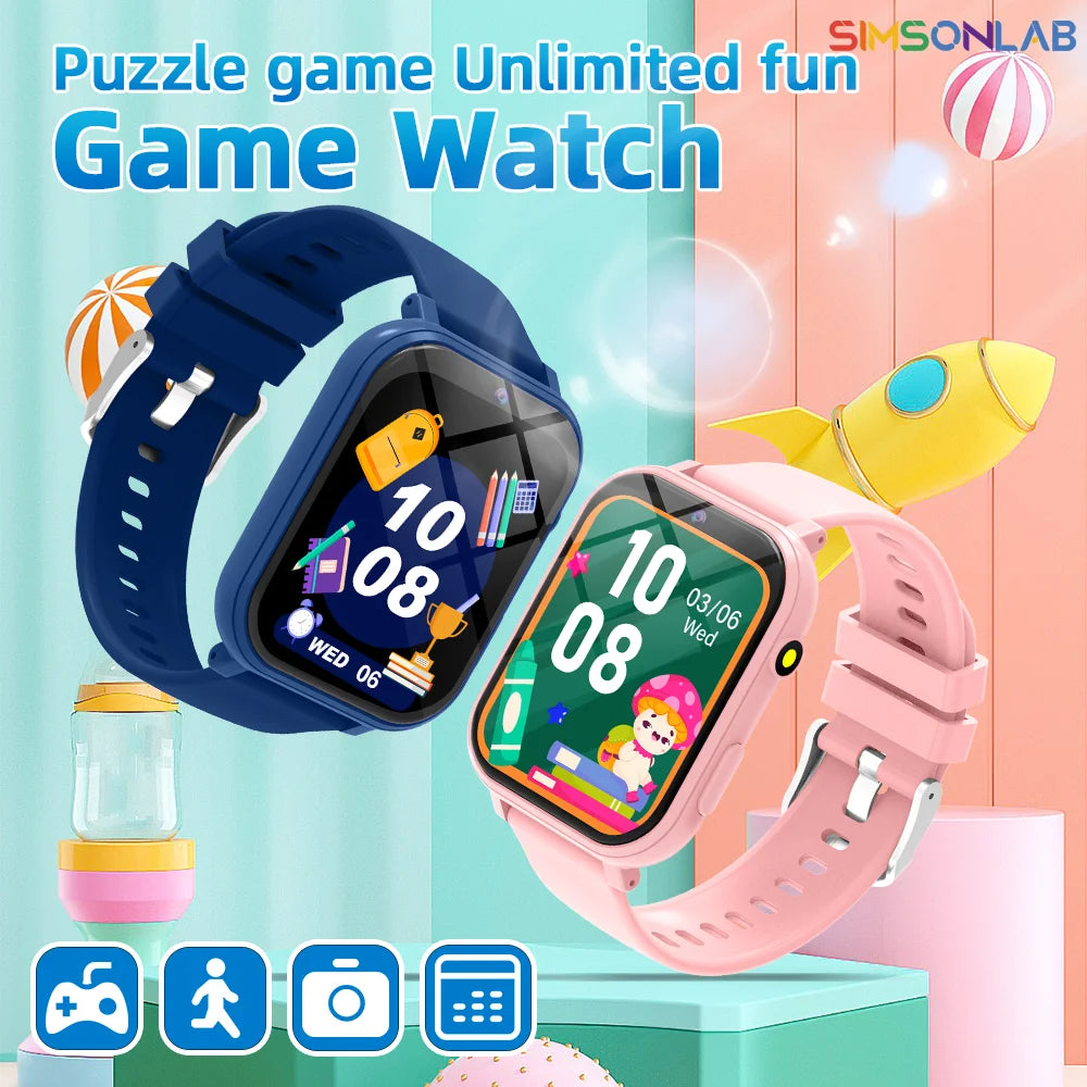 New Fashion Smart Watch For Children with Game Camera Flashlight Sleep Monitor Alarm