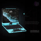 Case with Keyboard for IPad 11th Gen A16 2025 Air11 Inch M3 M2 10th Air7 6 5 4 10.2 9th 8th 7th Pro 11Transparent Backlit Case.