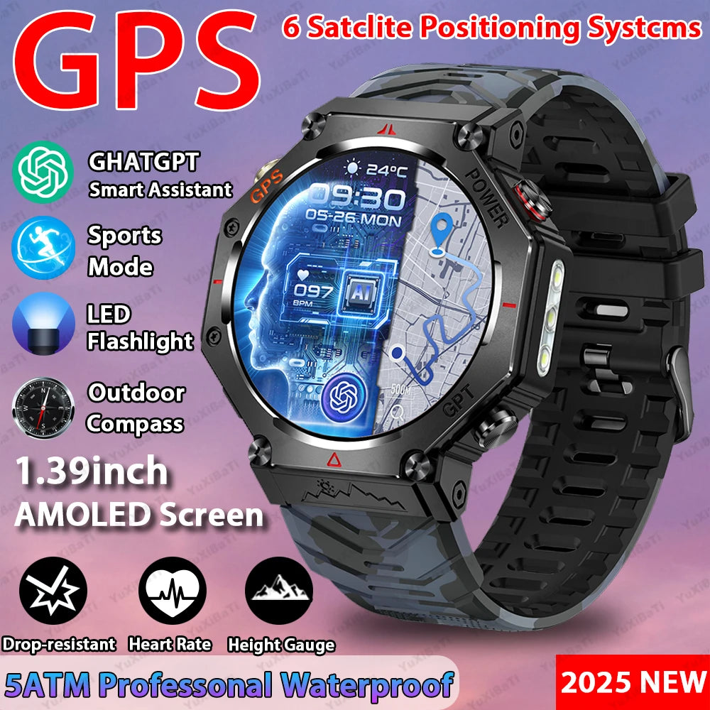 T-Rex 3 Waterproof GPS Military Level Trek Smart Watch