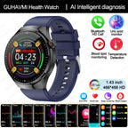 Nursing Grade Smart Watch Blood oxygen Blood Lipid Uric Acid ECG.