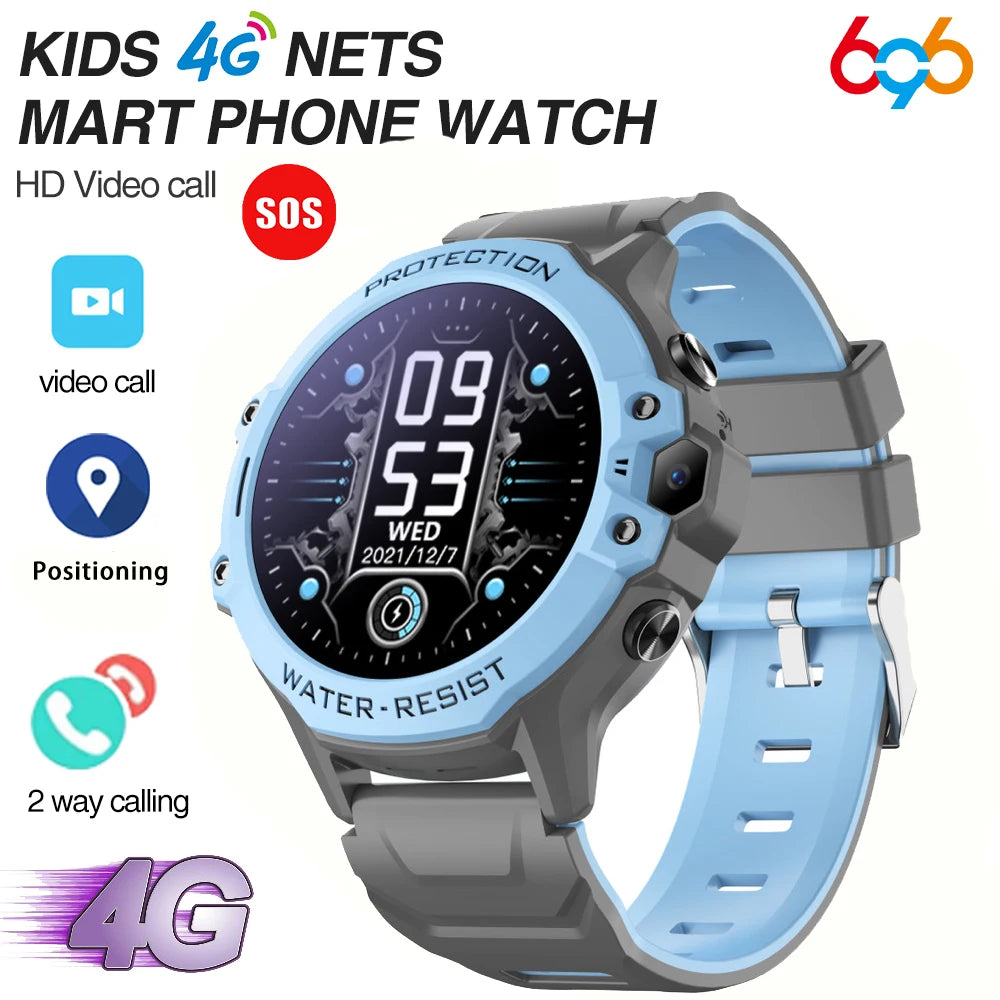 Smart Watch for Kids with 4G SIM Card Slot Wifi GPS