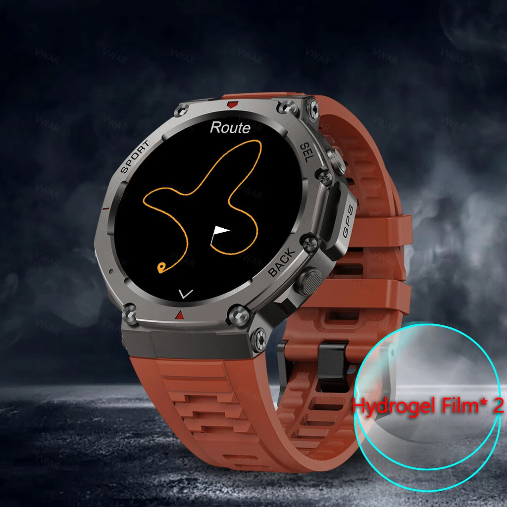 VWAR T-Rex3 Compass Altimeter Military Smartwatch 50m Waterproof Built-in GPS