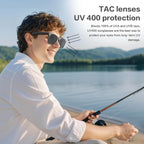 AI Sony 8MP Smart Sunglasses Photo Video Shooting Recognition Translation Wifi Bluetooth Music Play