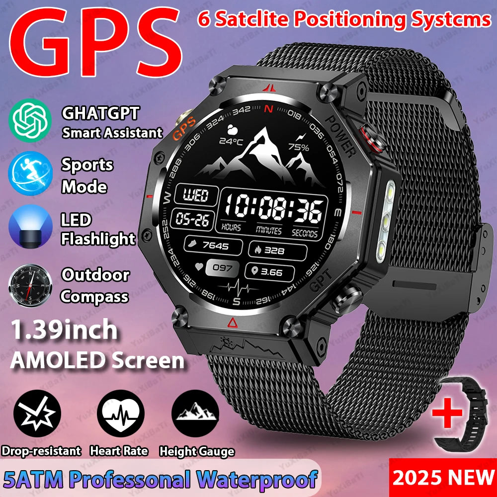 T-Rex 3 Waterproof GPS Military Level Trek Smart Watch