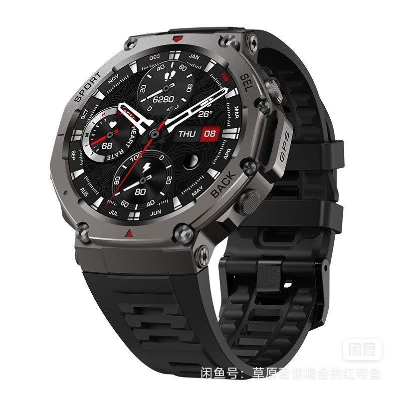 T-Rex3 Compass Altimeter Military Smartwatch Waterproof Built-in GPS