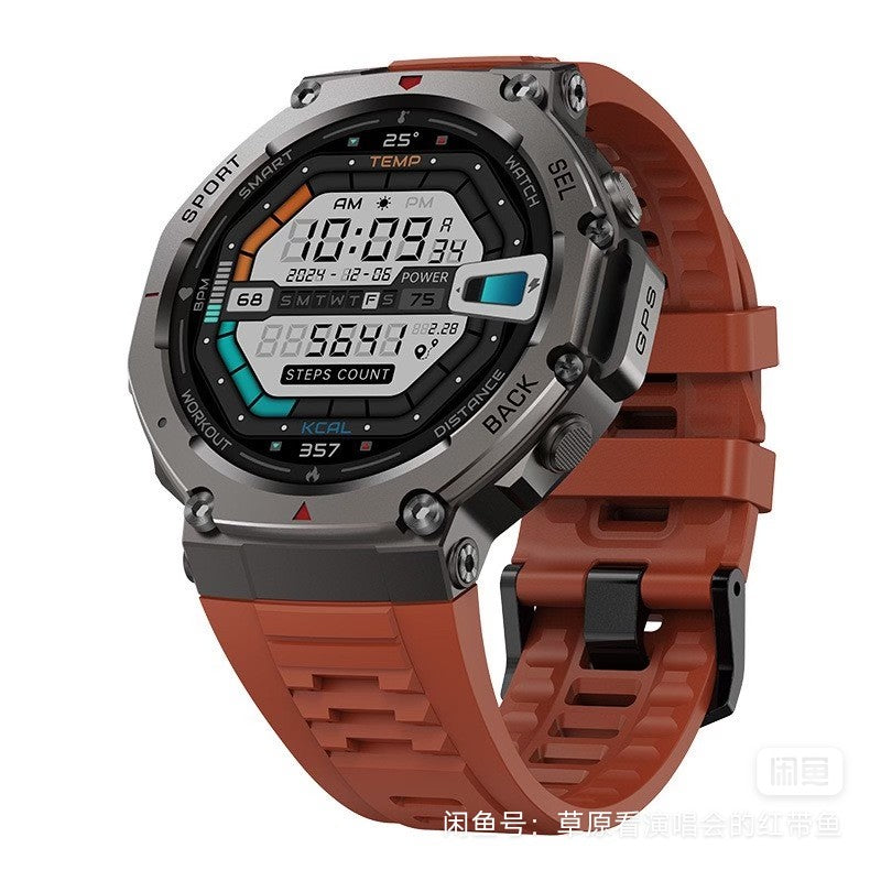 T-Rex3 Compass Altimeter Military Smartwatch Waterproof Built-in GPS